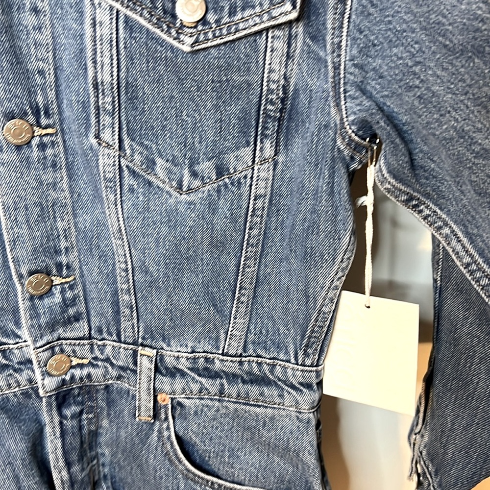 Etica Lotta Denim Dress. New with tags. Size Small dark denim color - Picture 7 of 10